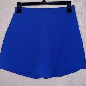TCEC Royal Blue Asymmetrical Envelope Skirt